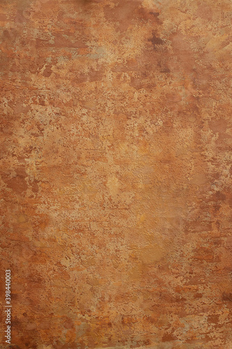 Hand-painted background texture in old ginger