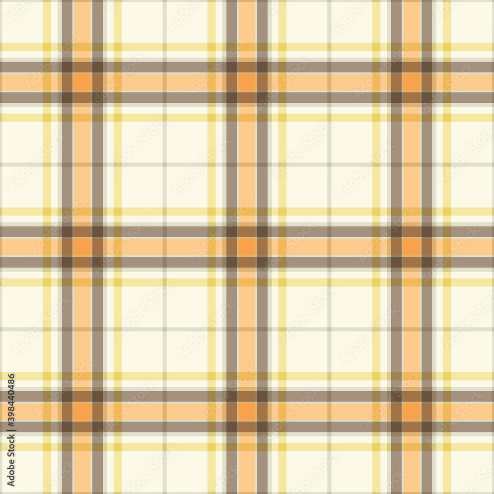 Orange and brown plaid pattern background Orange and brown plaid pattern background