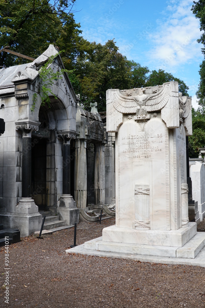 Jewish cemetery, budapest, hungary, tumbs