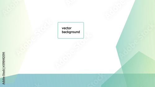 Geometric banner design template. Minimalistic blue and white abstract business concept vector background
