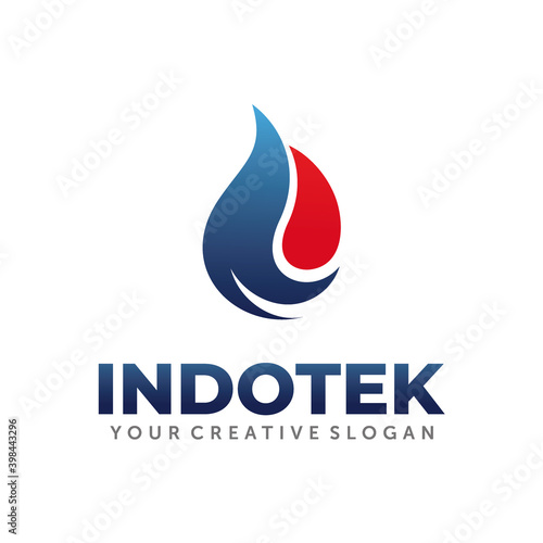 Gas and Oil Logo. Energy Logo design Vector