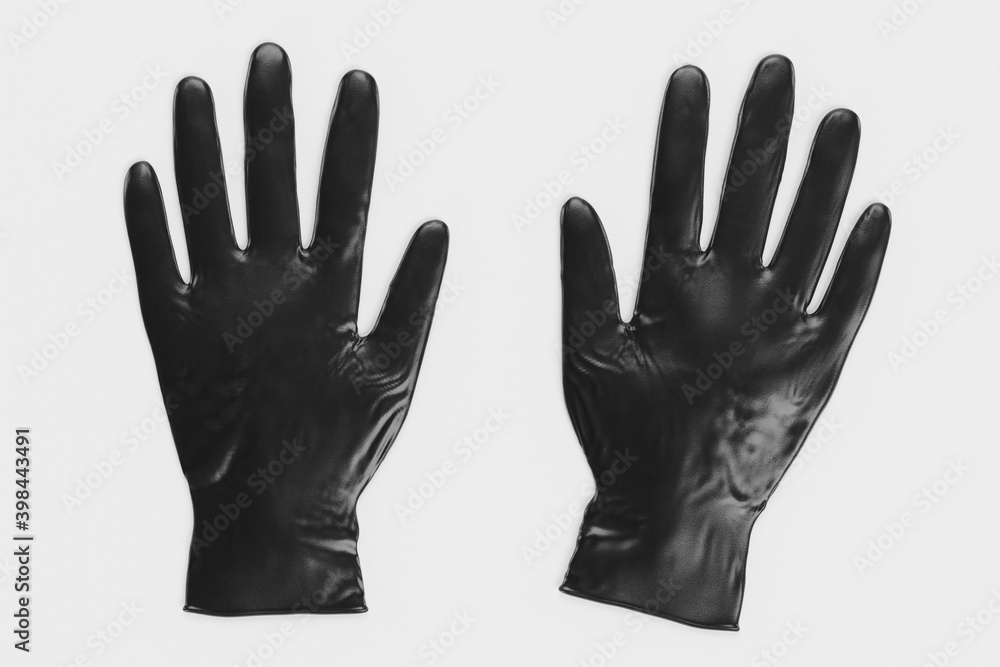 Fototapeta premium Realistic 3D Render of Latex Gloves