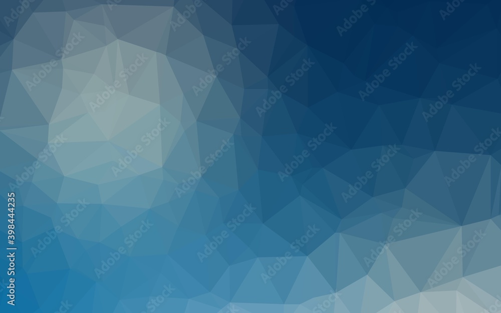 Light BLUE vector polygonal background. Geometric illustration in Origami style with gradient. Brand new style for your business design. Light BLUE vector polygonal background. Geometric illustration in Origami style with gradient. Brand new style for your business design.