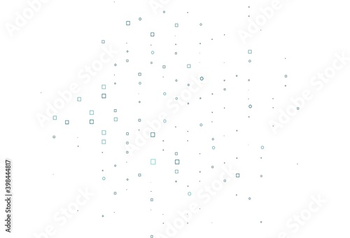 Light BLUE vector layout with rectangles, squares.