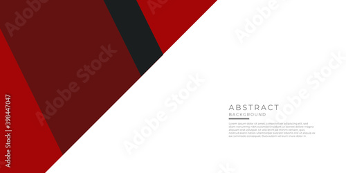 Free Download Red black abstract presentation background on white background with text space - GFXLoad