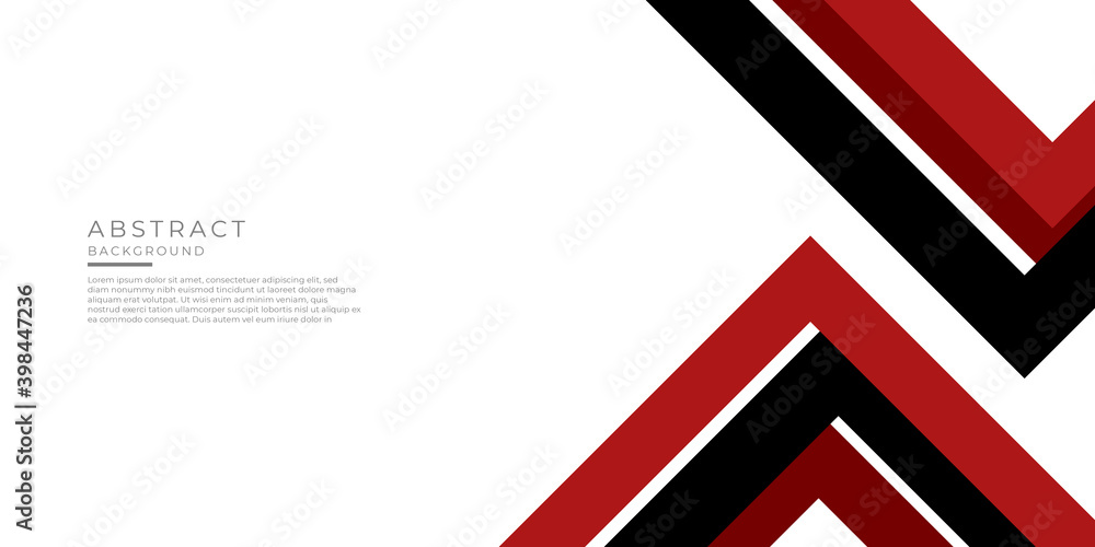 Fototapeta premium Modern abstract red and black tech background with arrow line. Modern frame design for background. Vector design modern digital technology concept for wallpaper, business banner template 