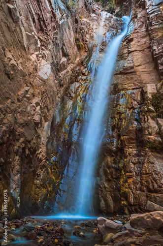 Photo of the Garganta del Diablo waterfall in Tilcara, Jujuy, Argentina. Quebrada de Humahuaca photo
