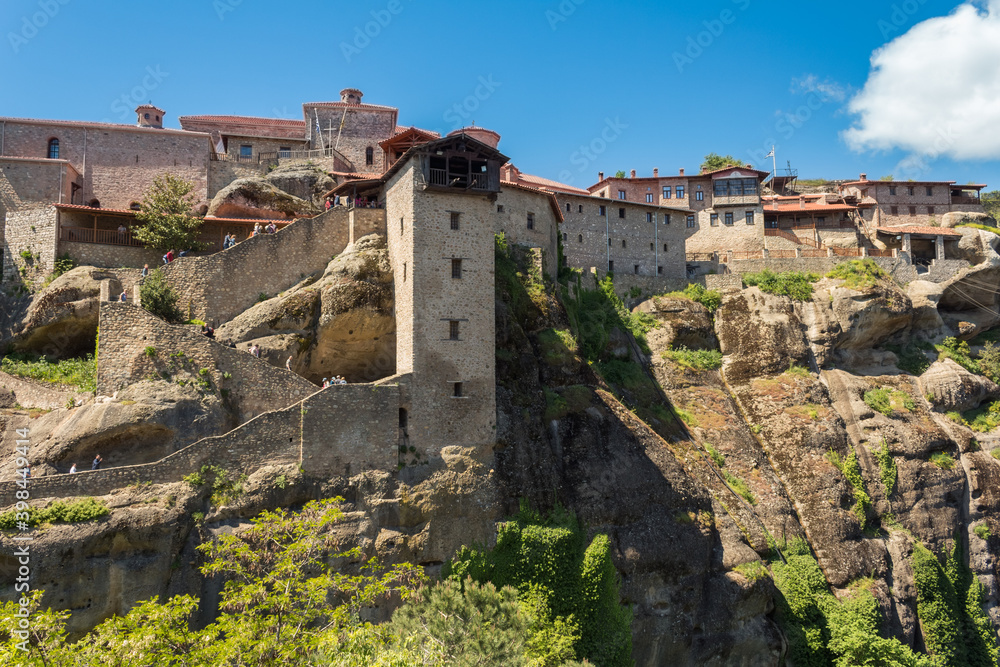 Monastery of Great Meteoron located at Meteora, Greece