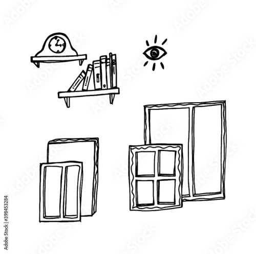 Hand drawn illustration creative