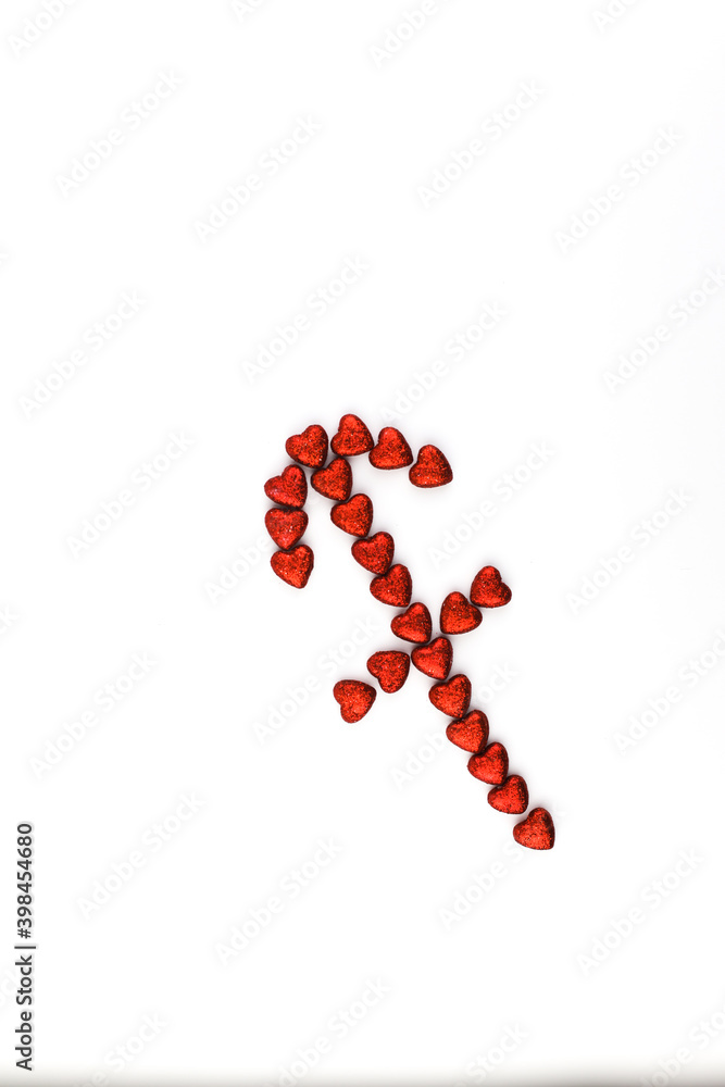 Heart arrow on Valentine's Day Heart arrow on Valentine's Day