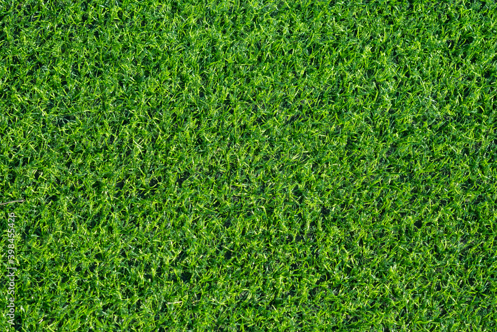 Naklejka Zielona trawa tło, boisko do piłki nożnej