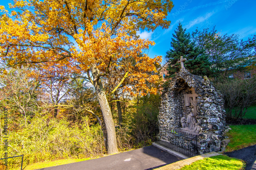 Naklejka premium Holy Hill - Basilica and National Shrine of Mary Help of Christians in Wisconsin of USA