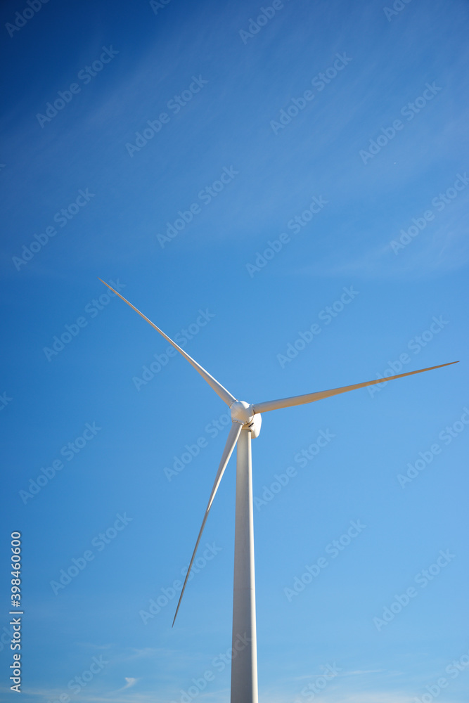 Sustainable wind energy concept view Sustainable wind energy concept view