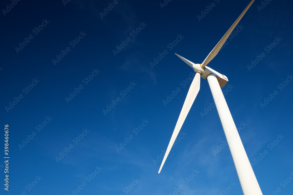 Sustainable wind energy concept view Sustainable wind energy concept view