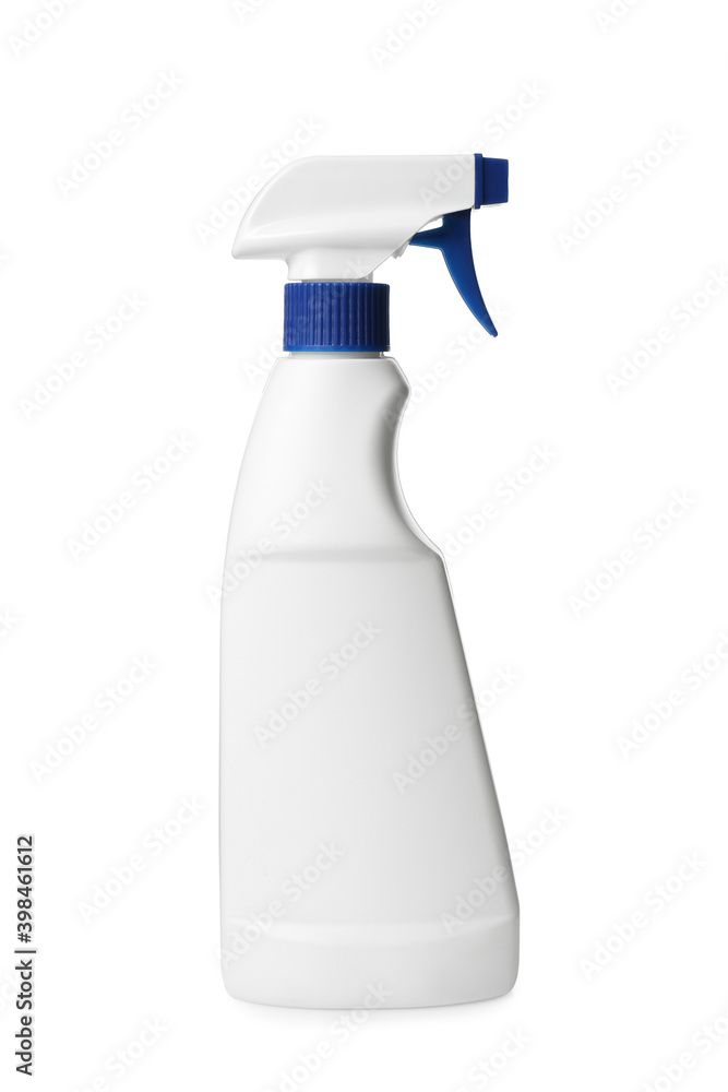 Spray bottle of cleaning product isolated on white Spray bottle of cleaning product isolated on white