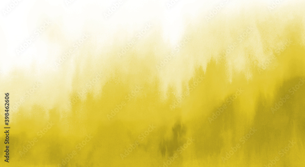 Fototapeta premium Abstract Illuminating yellow Watercolor background with space for text or image. 