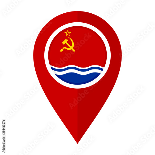 flat map marker icon with latvia soviet socialist republic flag isolated on white background
Free Download flat map marker icon with latvia soviet socialist republic flag isolated on white background
- GFXLoad