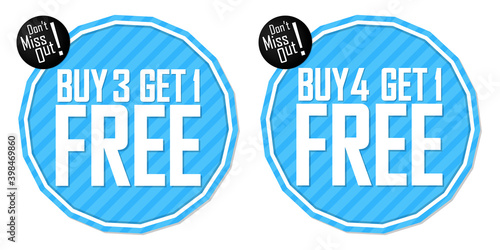 Set Sale banners design template, discount tags, great offers, vector illustration