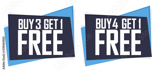 Set Sale banners design template, discount tags, great offers, vector illustration