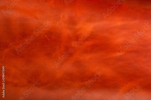 Crazy Horse Leather. Persimmon color. texture, background.