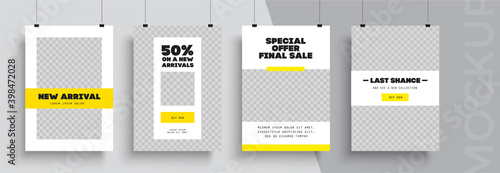 Big sale poster template. Easy to adapt to brochure, annual report, magazine, poster, card, corporate presentation, portfolio, flyer, banner, website, app