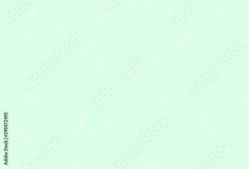 Light Green vector texture with colored lines, dots.