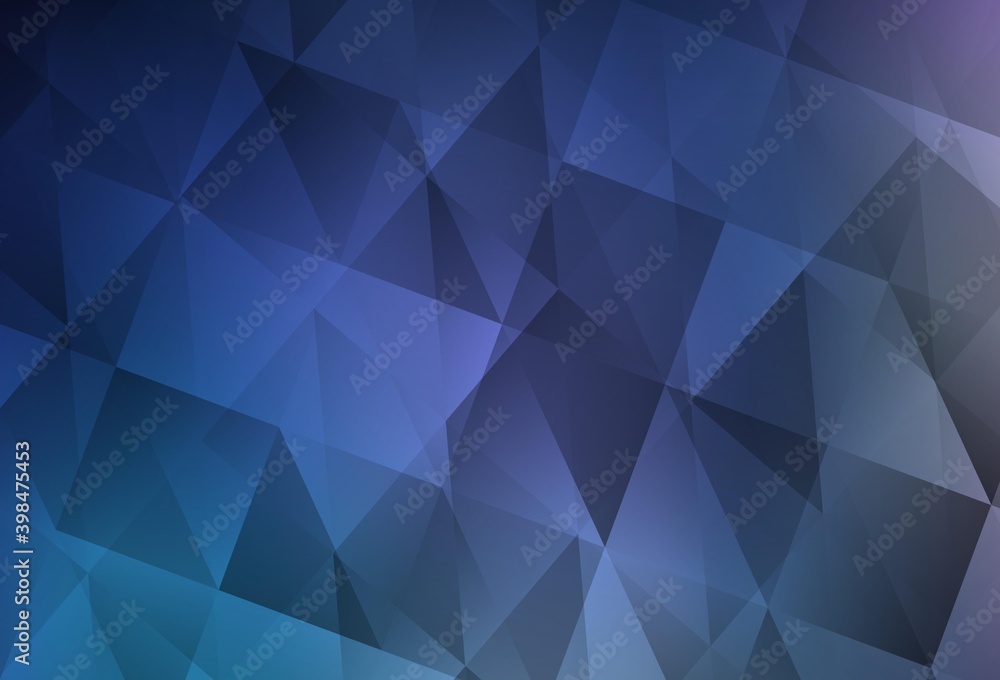 Dark Pink, Blue vector polygonal background. Dark Pink, Blue vector polygonal background.