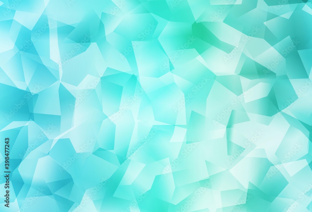Light Green vector polygonal template. Light Green vector polygonal template.