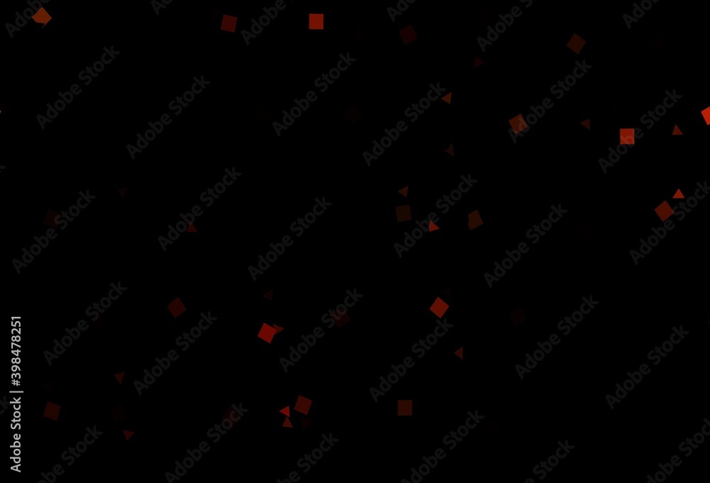 Dark Orange vector texture in poly style with circles, cubes. Dark Orange vector texture in poly style with circles, cubes.