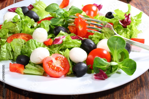 Greek mozzarella salad