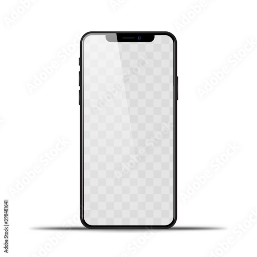 Realistic phone on blank background vector eps10. iPhone 12 pro max vector