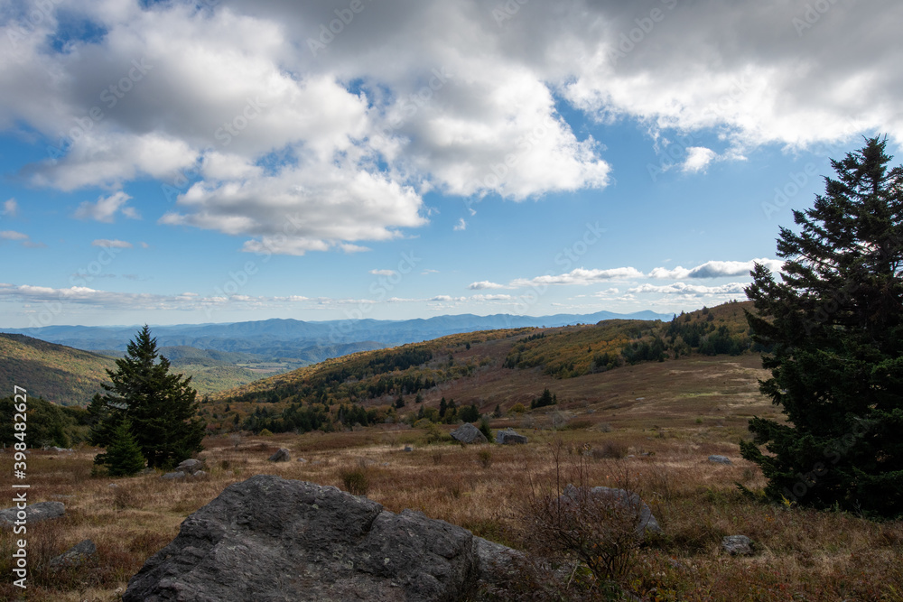 Grayson Highlands Park from the Appalachian Trail.