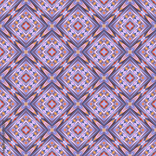 Geometric seamless pattern, abstract colorful background, fashion print, vector texture.