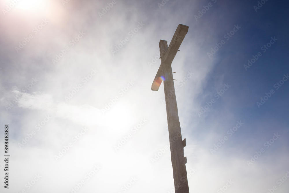 Summit cross at Taubenstein mountain, Bavaria Summit cross at Taubenstein mountain, Bavaria
