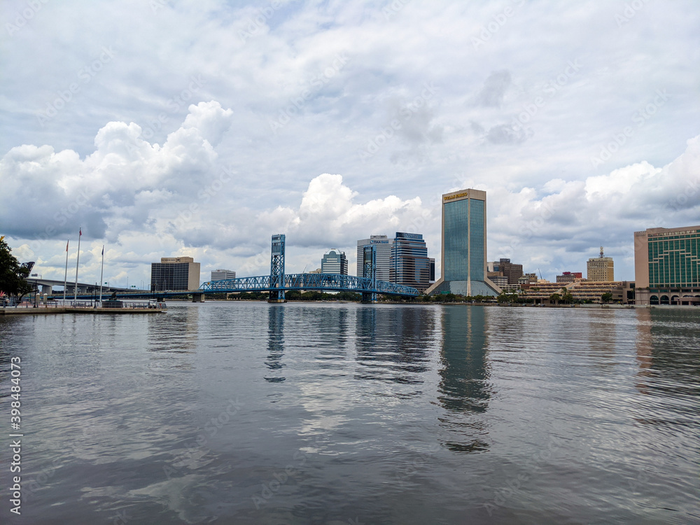 Cityscape in Downtown Jacksonville Florida