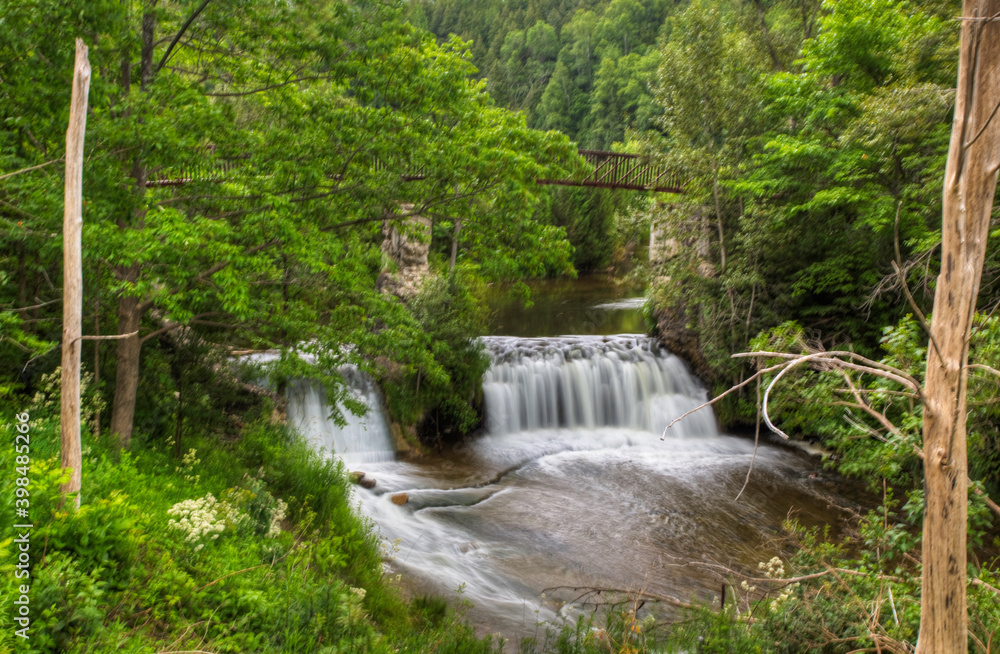 Upper Churches Falls in Ontario, Canada Upper Churches Falls in Ontario, Canada