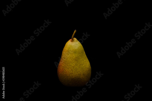 Pear on dark background