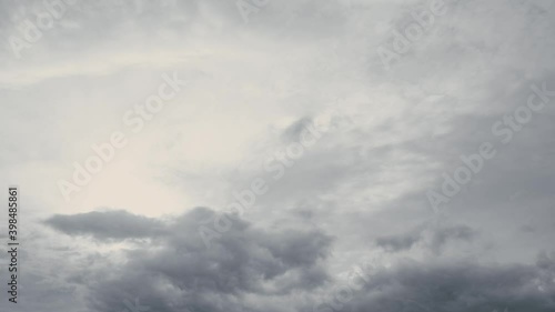 Wallpaper Mural A time-lapse with grey clouds moving fast across the sky during a summer evening Torontodigital.ca