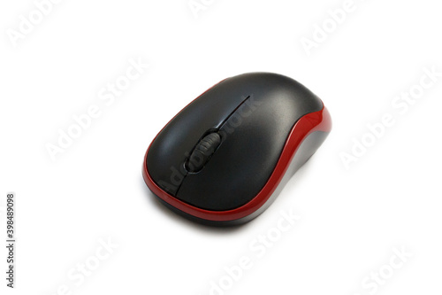 Wireless  computer mouse isolated on white background.