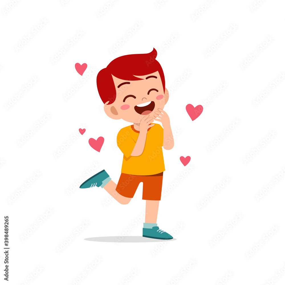 cute little kid boy feeling loved expression gesture cute little kid boy feeling loved expression gesture