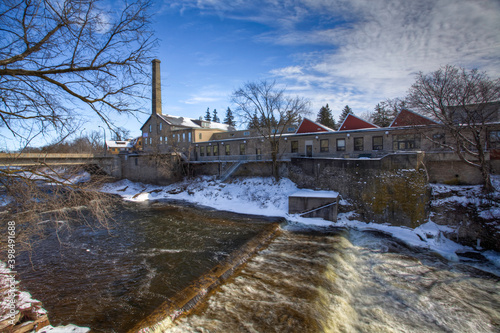 Fergus Cascade in Ontario, Canada photo