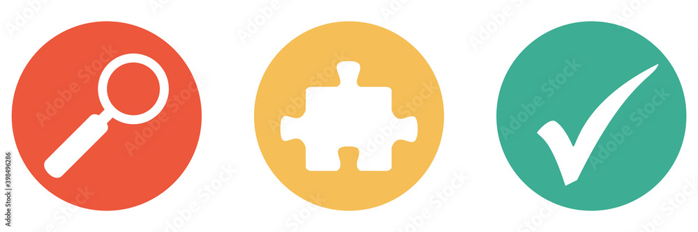Bunter Banner mit 3 Buttons: Spiele suchen und finden Bunter Banner mit 3 Buttons: Spiele suchen und finden