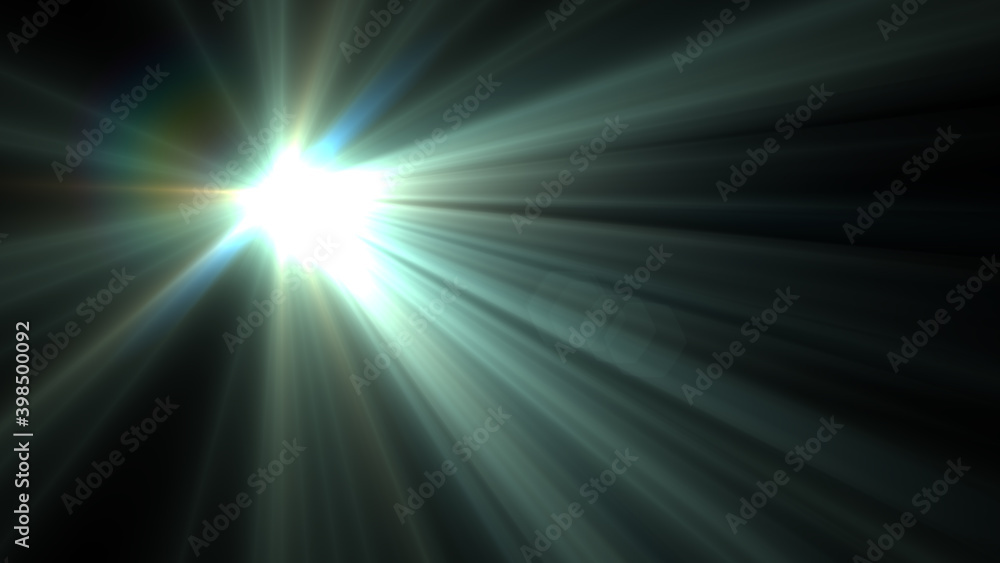 lens flare,Abstract Natural Sun flare on the black background, flare light transition, effects sunlight