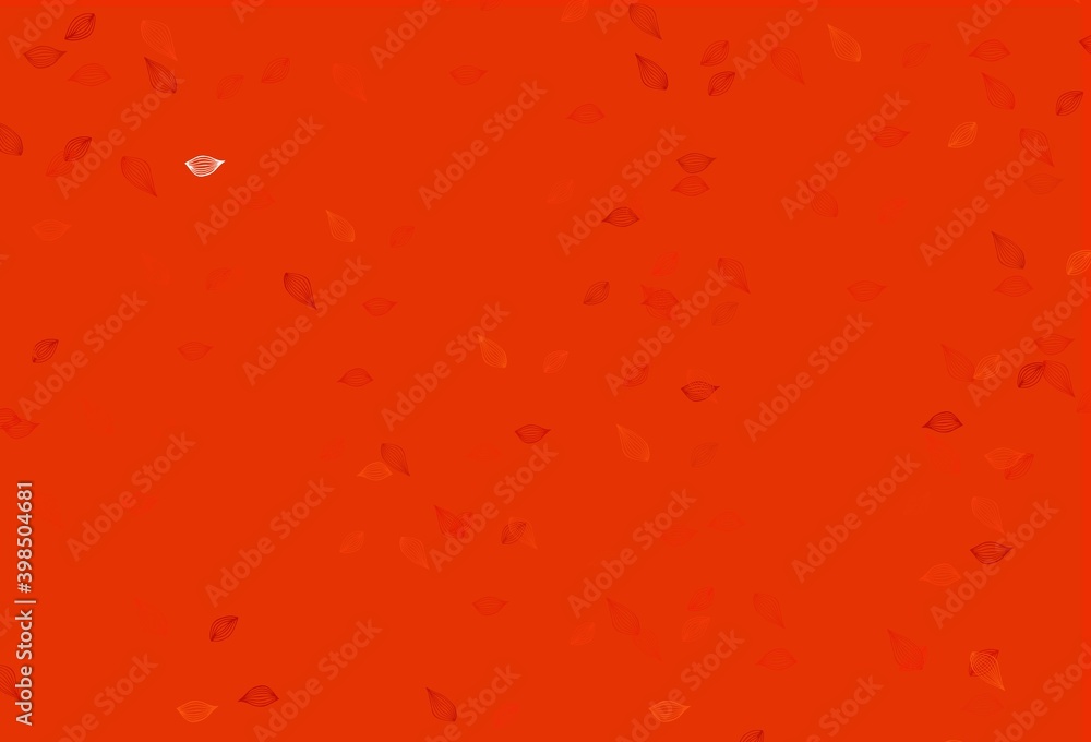 Light Orange vector doodle cover. Light Orange vector doodle cover.