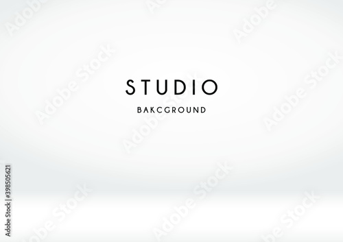 Gray studio background or backdrop 3D room lightbox