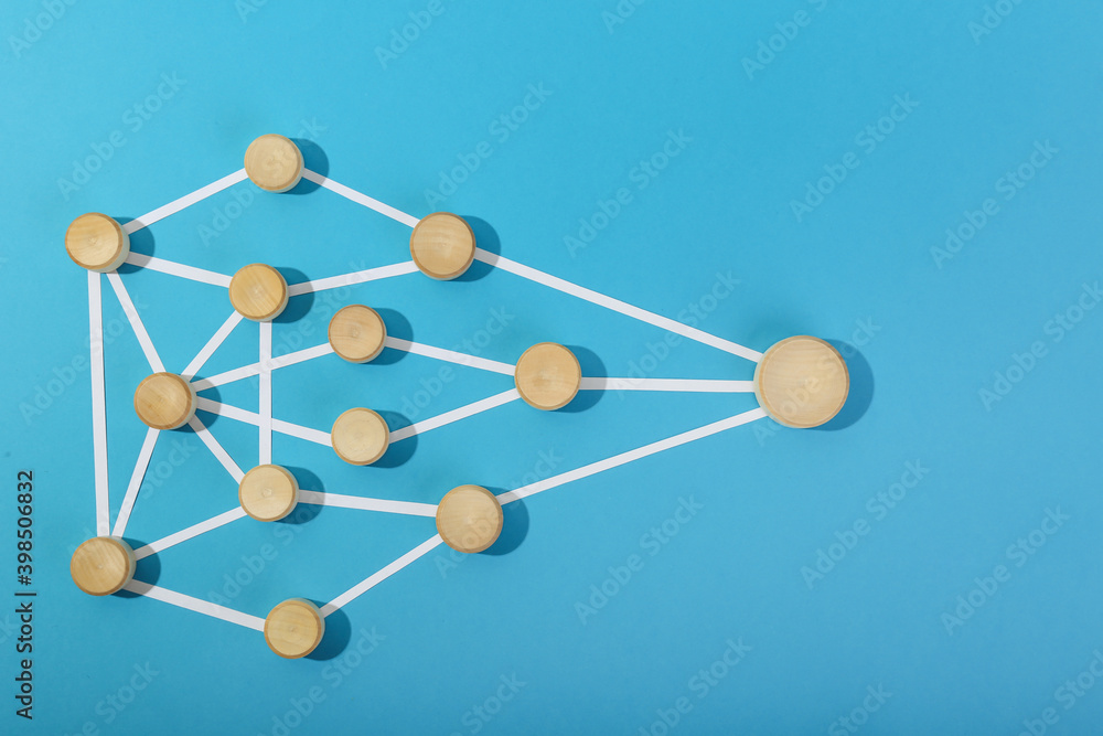 links or connection concept in abstract community links or connection concept in abstract community