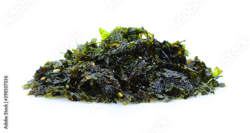 Japanese food nori dry seaweed or edible seaweed