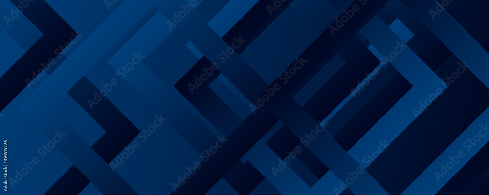 Minimal geometric background. Dynamic blue shapes composition with black lines. Abstract background modern hipster futuristic graphic. Vector abstract background texture design, bright poster, banner - obrazy, fototapety, plakaty 