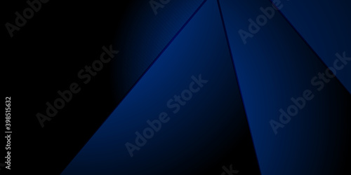 Dark blue abstract background with triangle shape element design