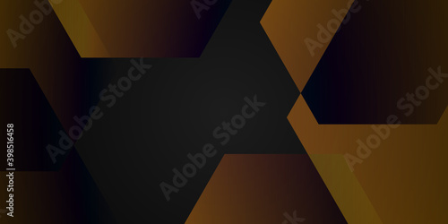 Abstract soft brown color background with hexagonal shapes